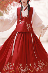 Chinesisches altes Stil Kollokationsweste Süßes Hanfu-Kleid